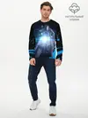 Мужской лонгслив базовый / Баджи На Байке (P007_P004ooo2982719, P004ooo2982719)