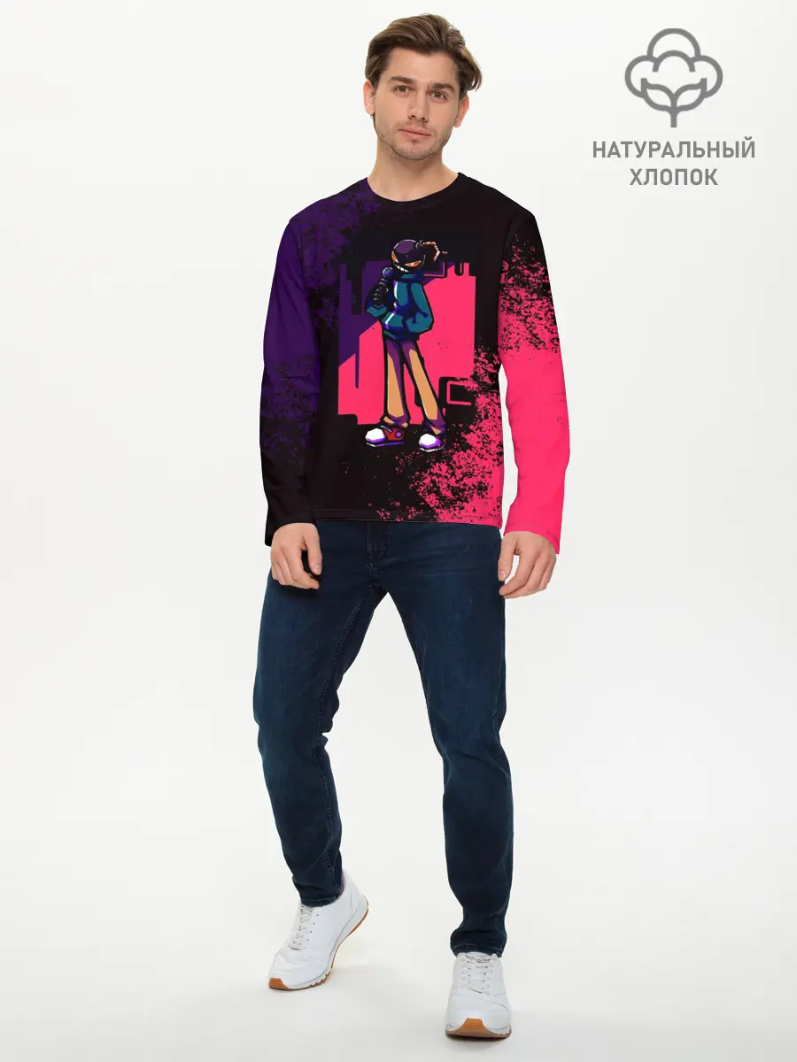 Мужской лонгслив базовый / WHITTY | Friday Night Funkin (P007_P004ooo2982787, P004ooo2982787)
