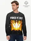 Мужской лонгслив базовый / Free Fire | Фри фаер (P007_P004ooo2983881, P004ooo2983881)