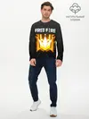 Мужской лонгслив базовый / Free Fire | Фри фаер (P007_P004ooo2983881, P004ooo2983881)
