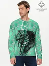 Мужской лонгслив базовый / Кобра. Змеиный стиль (P007_P004ooo2983855, P004ooo2983855)