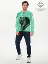 Мужской лонгслив базовый / Кобра. Змеиный стиль (P007_P004ooo2983855, P004ooo2983855)