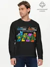 Мужской лонгслив базовый / Turtles 8bit (P007_P004ooo2984145, P004ooo2984145)
