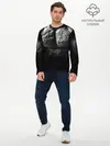 Мужской лонгслив базовый / Боль временна триумф вечен (P007_P004ooo2984445, P004ooo2984445)