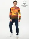 Мужской лонгслив базовый / АФРИКАНСКАЯ САВАННА (P007_P004ooo2984995, P004ooo2984995)