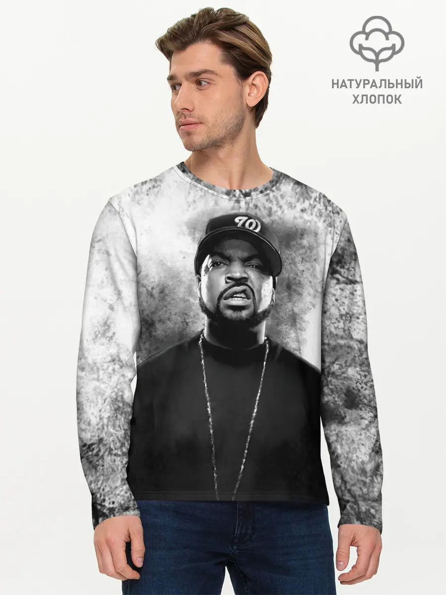 Мужской лонгслив базовый / Ice Cube | Айс Куб (P007_P004ooo2984709, P004ooo2984709)