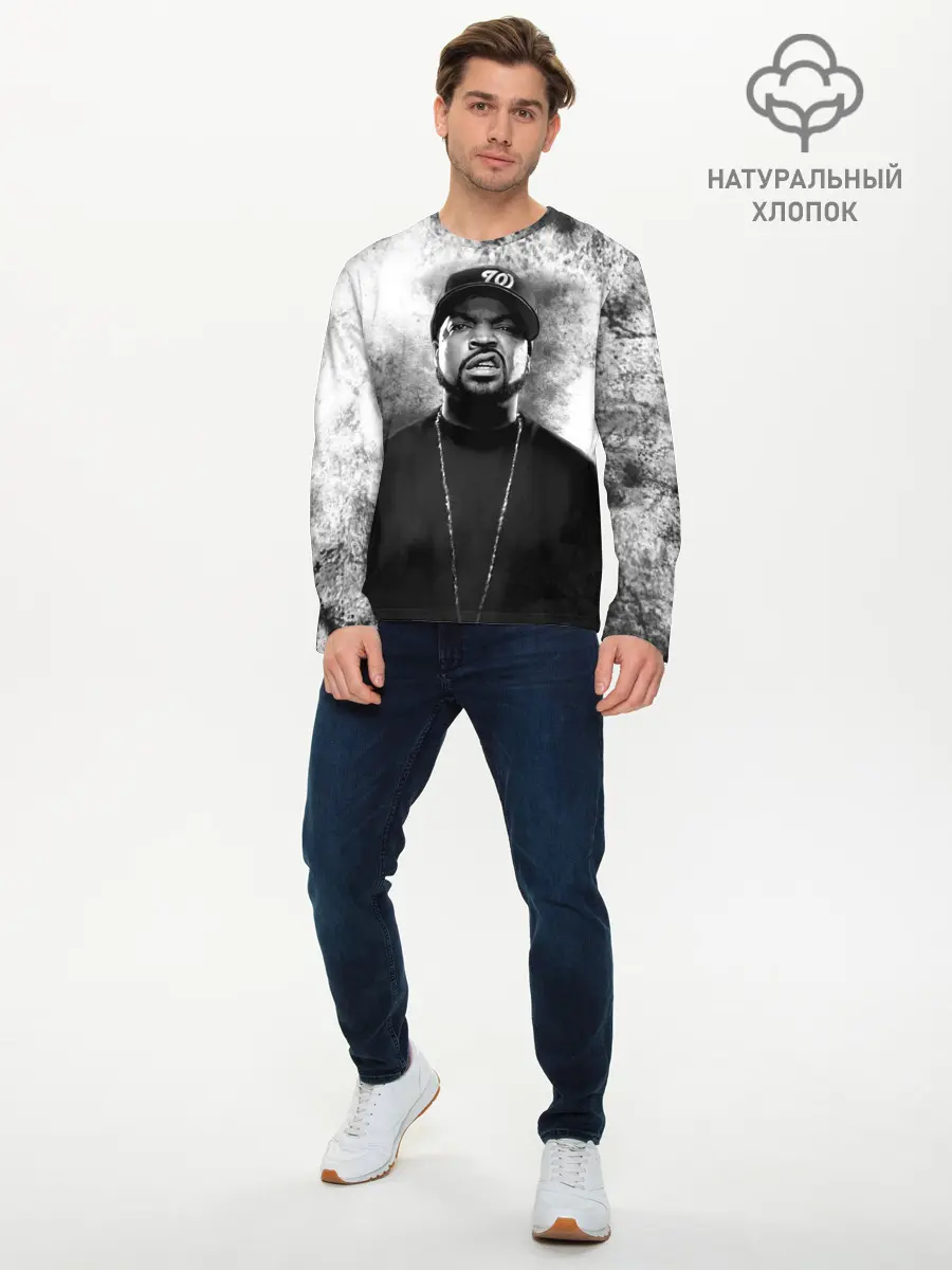 Мужской лонгслив базовый / Ice Cube | Айс Куб (P007_P004ooo2984709, P004ooo2984709)