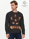 Мужской лонгслив базовый / Queen (P007_P004ooo2985807, P004ooo2985807)