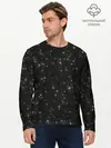 Мужской лонгслив базовый / Звездная пыль (P007_P004ooo2986193, P004ooo2986193)