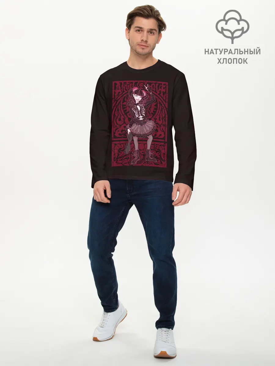 Мужской лонгслив базовый / Baby metal fan (P007_P004ooo2987493, P004ooo2987493)