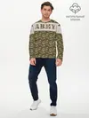 Мужской лонгслив базовый / Армия (P007_P004ooo2988563, P004ooo2988563)