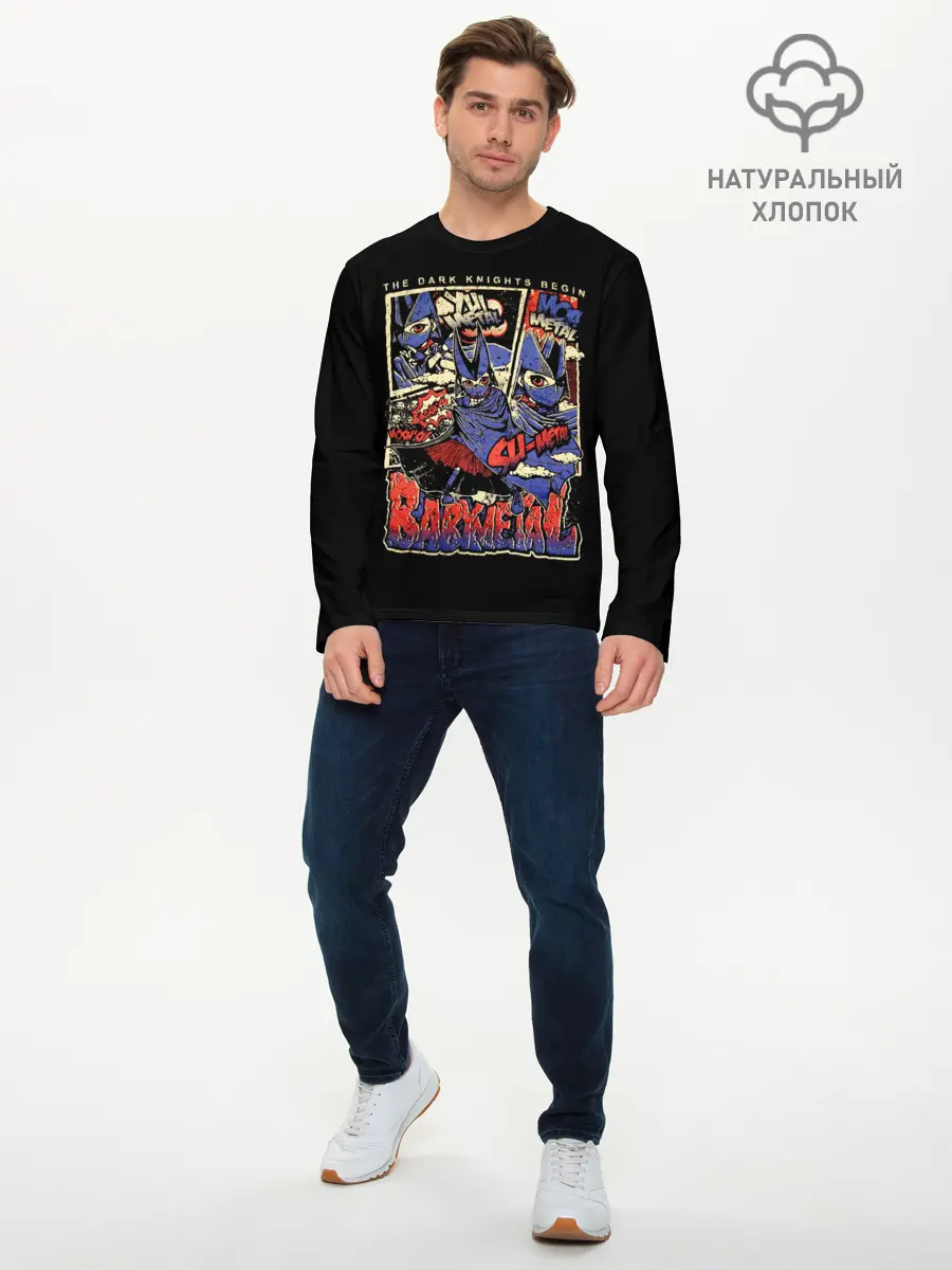 Мужской лонгслив базовый / Baby Metal x Bloodborne (P007_P004ooo2988045, P004ooo2988045)