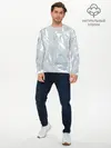 Мужской лонгслив базовый / Голографическая текстура (P007_P004ooo2989537, P004ooo2989537)