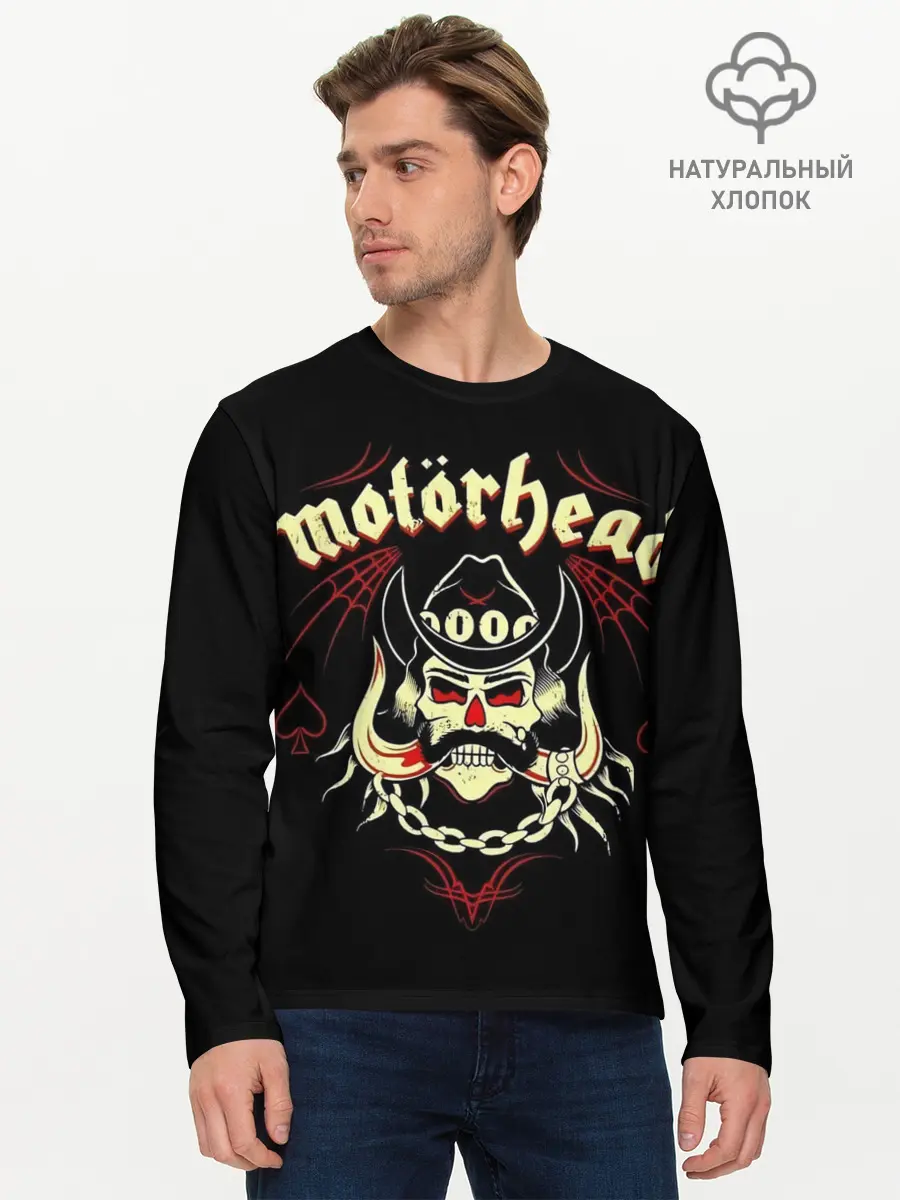Мужской лонгслив базовый / Angry Lemmy (P007_P004ooo2990173, P004ooo2990173)