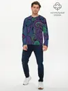 Мужской лонгслив базовый / Сказочный лес (P007_P004ooo2992237, P004ooo2992237)