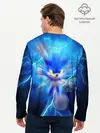 Мужской лонгслив базовый / SONIC | СИНИЙ ЁЖ (P007_P004ooo2991823, P004ooo2991823)
