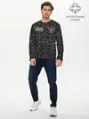 Мужской лонгслив базовый / Камуфляж в точку. Россия (P007_P004ooo2993071, P004ooo2993071)