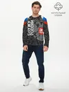 Мужской лонгслив базовый / Двуглавый орел. Камуфляж (P007_P004ooo2993091, P004ooo2993091)