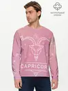 Мужской лонгслив базовый / Знак Козерог (P007_P004ooo2993719, P004ooo2993719)