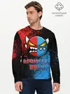 Мужской лонгслив базовый / Geometry Dash (P007_P004ooo2994311, P004ooo2994311)
