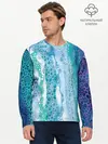 Мужской лонгслив базовый / Водопад красочной пены (P007_P004ooo2994219, P004ooo2994219)