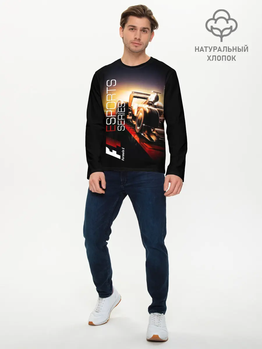 Мужской лонгслив базовый / FORMULA 1 (P007_P004ooo2994537, P004ooo2994537)