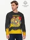 Мужской лонгслив базовый / Yellow and Black Armenia (P007_P004ooo2995245, P004ooo2995245)