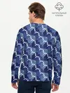 Мужской лонгслив базовый / Doctor Who Pattern (P007_P004ooo2996003, P004ooo2996003)