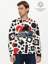 Мужской лонгслив базовый / Японские Монстры (P007_P004ooo2996139, P004ooo2996139)