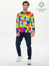 Мужской лонгслив базовый / POP IT | ПОП ИТ ПАЗЛ (P007_P004ooo2995771, P004ooo2995771)
