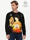 Мужской лонгслив базовый / Силуэт Луффи One piece (P007_P004ooo2996737, P004ooo2996737)