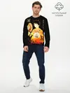 Мужской лонгслив базовый / Силуэт Луффи One piece (P007_P004ooo2996737, P004ooo2996737)