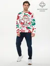 Мужской лонгслив базовый / Merry Christmas3D (P007_P004ooo2997275, P004ooo2997275)