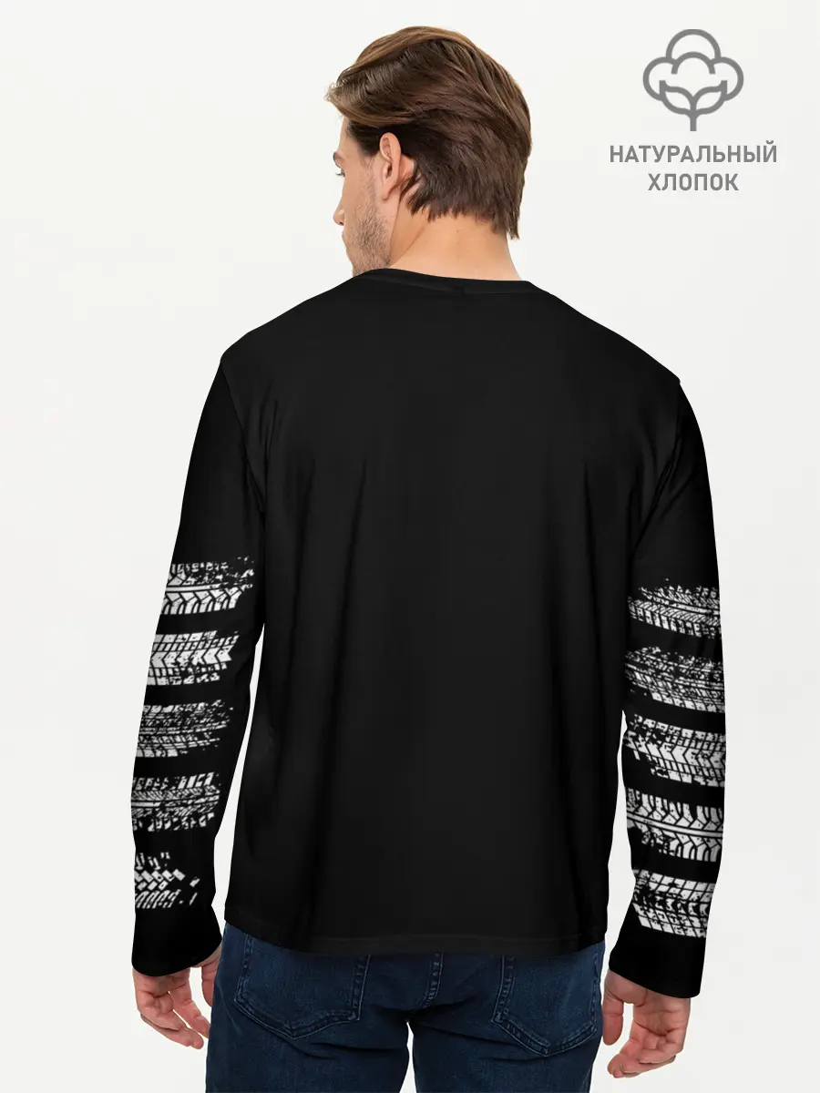 Мужской лонгслив базовый / НЕ ЕДЬ ЗА МНОЙ (P007_P004ooo2998239, P004ooo2998239)