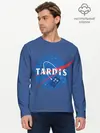Мужской лонгслив базовый / Тардис в космосе (P007_P004ooo2997899, P004ooo2997899)