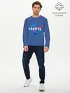 Мужской лонгслив базовый / Тардис в космосе (P007_P004ooo2997899, P004ooo2997899)