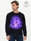 Мужской лонгслив базовый / BITCOIN IN HAND | БИТКОИН (P007_P004ooo2999099, P004ooo2999099)