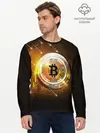 Мужской лонгслив базовый / КРИПТОВАЛЮТА БИТКОИН (P007_P004ooo2999101, P004ooo2999101)