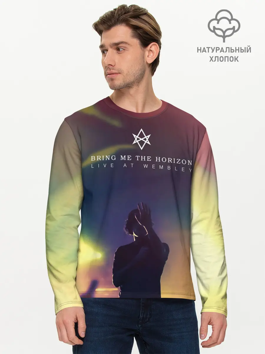 Мужской лонгслив базовый / Live at Wembley BMTH (P007_P004ooo2999887, P004ooo2999887)