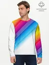 Мужской лонгслив базовый / РАДУЖНЫЕ ПОЛОСЫ | RAINBOW (P007_P004ooo3000541, P004ooo3000541)