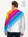 Мужской лонгслив базовый / РАДУЖНЫЕ ПОЛОСЫ | RAINBOW (P007_P004ooo3000541, P004ooo3000541)
