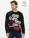 Мужской лонгслив базовый / Blink 182, Good Girl (P007_P004ooo3000463, P004ooo3000463)