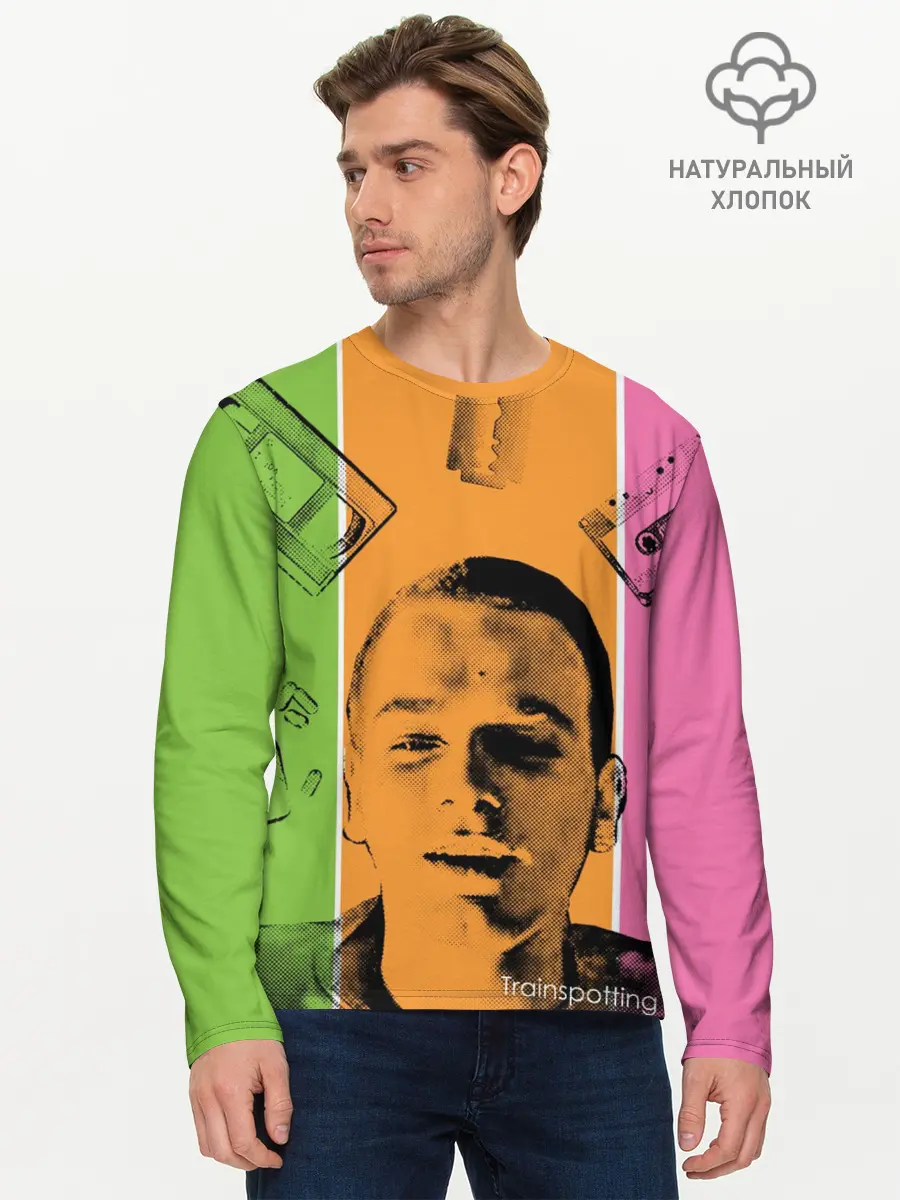 Мужской лонгслив базовый / На игле (P007_P004ooo3001121, P004ooo3001121)