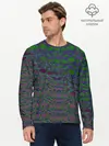 Мужской лонгслив базовый / Колючая проволока (P007_P004ooo3000719, P004ooo3000719)