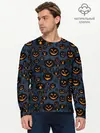 Мужской лонгслив базовый / HALLOWEEN (P007_P004ooo3001619, P004ooo3001619)