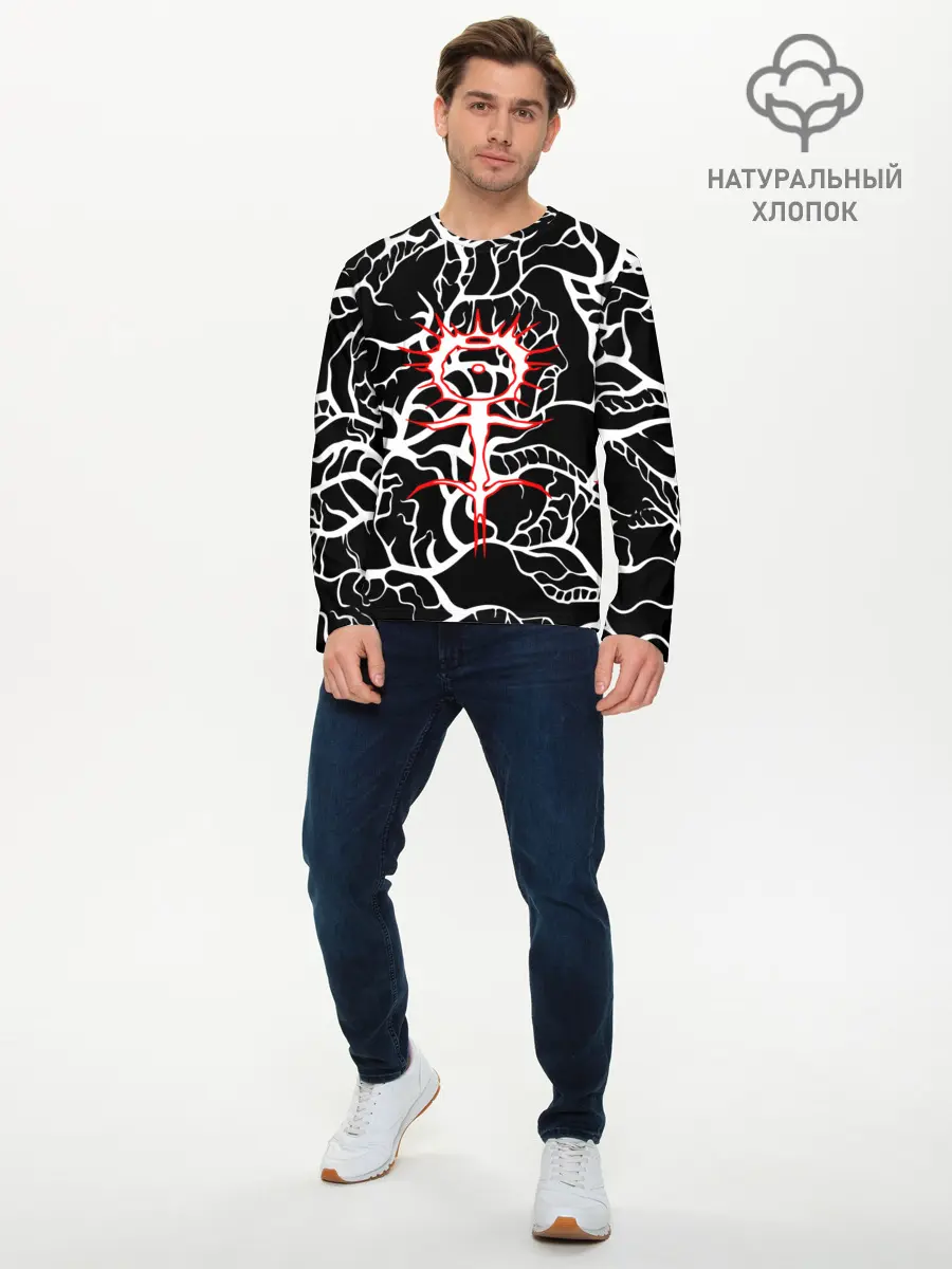 Мужской лонгслив базовый / GHOSTEMANE. (P007_P004ooo3001991, P004ooo3001991)