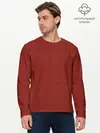 Мужской лонгслив базовый / Красная вязь (P007_P004ooo3002779, P004ooo3002779)