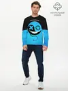 Мужской лонгслив базовый / Smail Blue (P007_P004ooo3002793, P004ooo3002793)