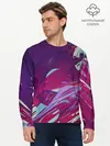 Мужской лонгслив базовый / Мощный градиент (P007_P004ooo3002637, P004ooo3002637)