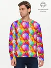 Мужской лонгслив базовый / Воздушные Шары (P007_P004ooo3002713, P004ooo3002713)